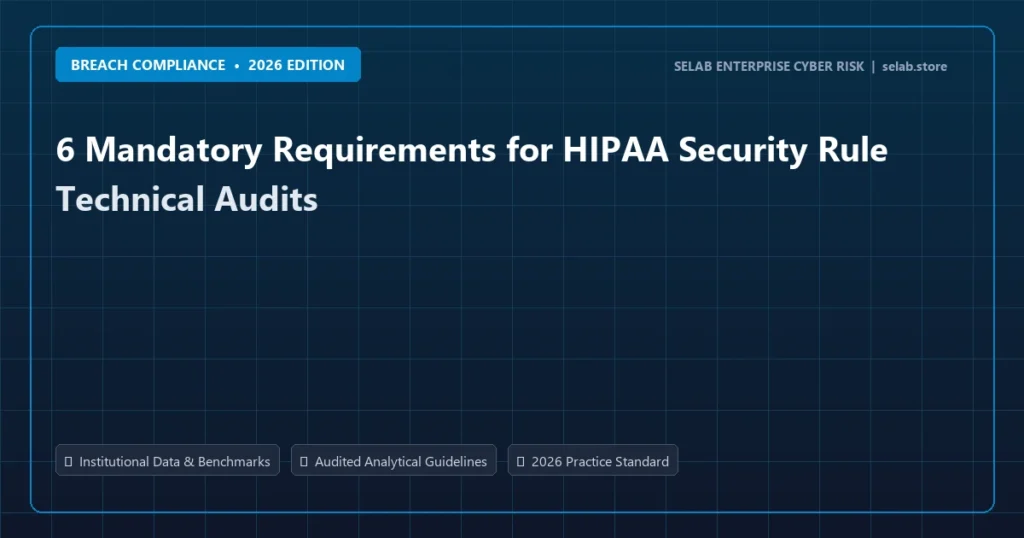 6 Mandatory Requirements for HIPAA Security Rule Technical Audits - Breach Compliance analysis and strategic guide