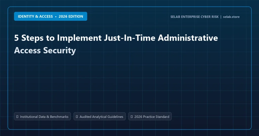 5 Steps to Implement Just-In-Time Administrative Access Security - Identity & Access analysis and strategic guide