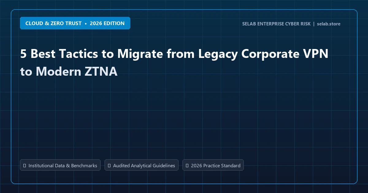5 Best Tactics to Migrate from Legacy Corporate VPN to Modern ZTNA