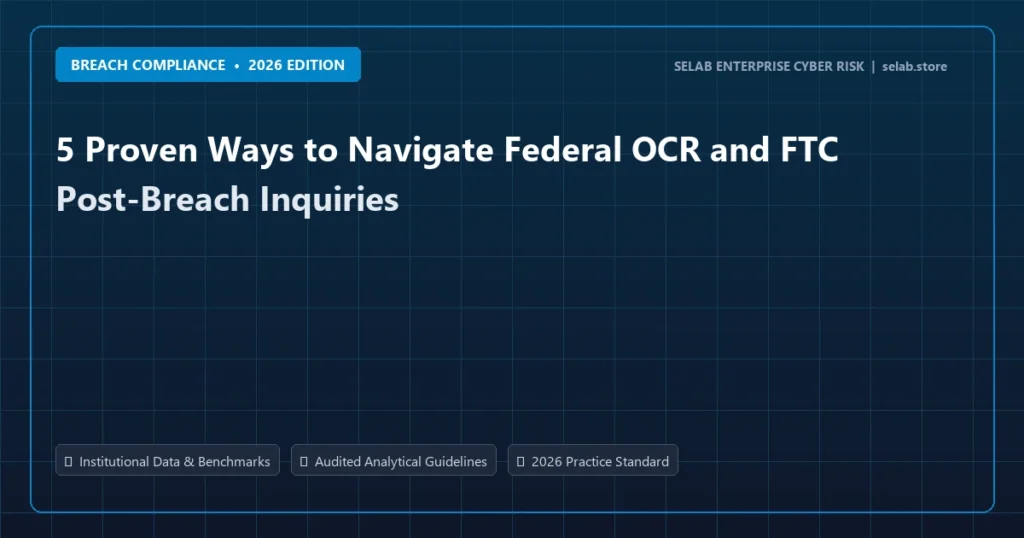5 Proven Ways to Navigate Federal OCR and FTC Post-Breach Inquiries - Breach Compliance analysis and strategic guide