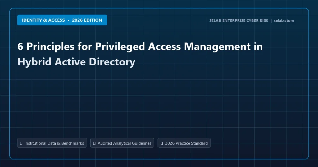 6 Principles for Privileged Access Management in Hybrid Active Directory - Identity & Access analysis and strategic guide