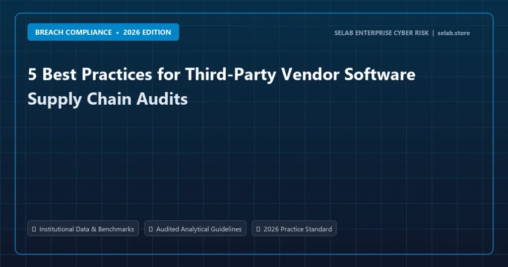 5 Best Practices for Third-Party Vendor Software Supply Chain Audits - Breach Compliance analysis and strategic guide